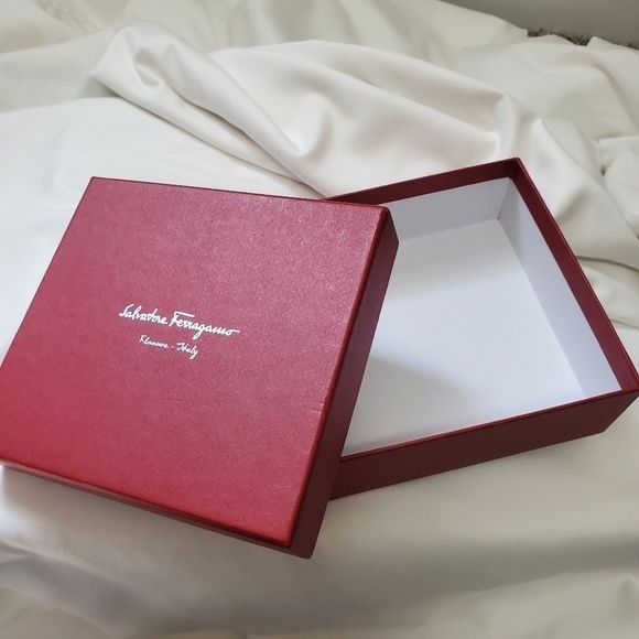 SALVATORE Ferragamo small wallet cardholders gift storage box - Picture 3 of 7